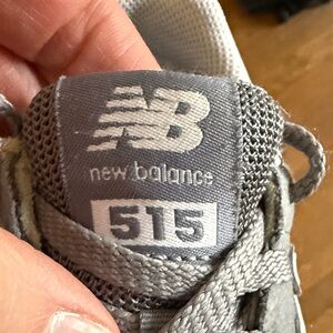 New Balance Kids Gray 515 Sneakers